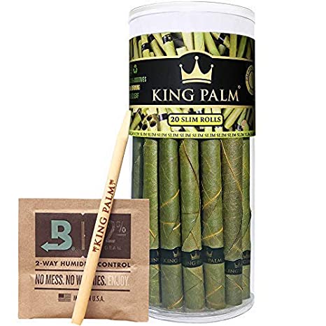 King Palm Slim Pre-Wrapped Palm Leafs